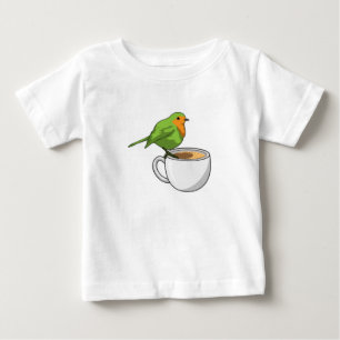 Bird Coffee Kopp T Shirt