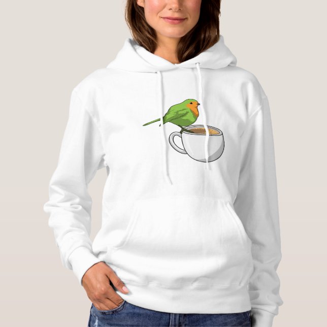 Bird Coffee Kopp T Shirt (Framsida)