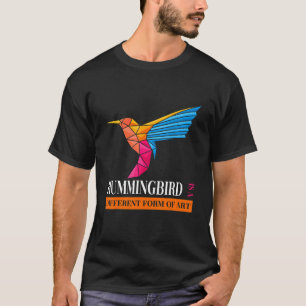Bird Colorful Art Hummingbird T Shirt