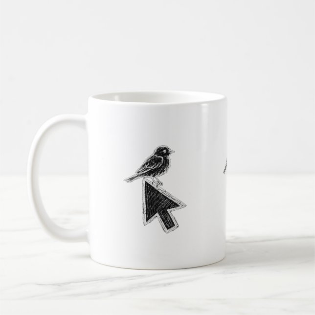Bird Cursor Kaffemugg (Vänster)
