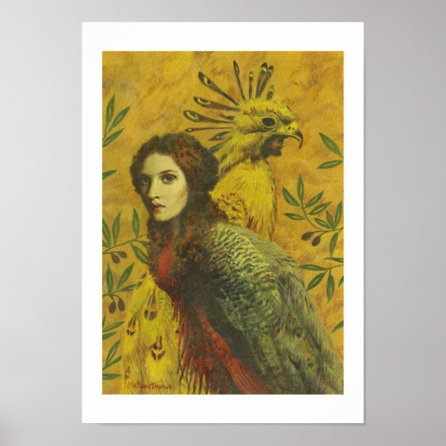 Bird Dam Fine Art Skriv ut Poster (Framsidan)