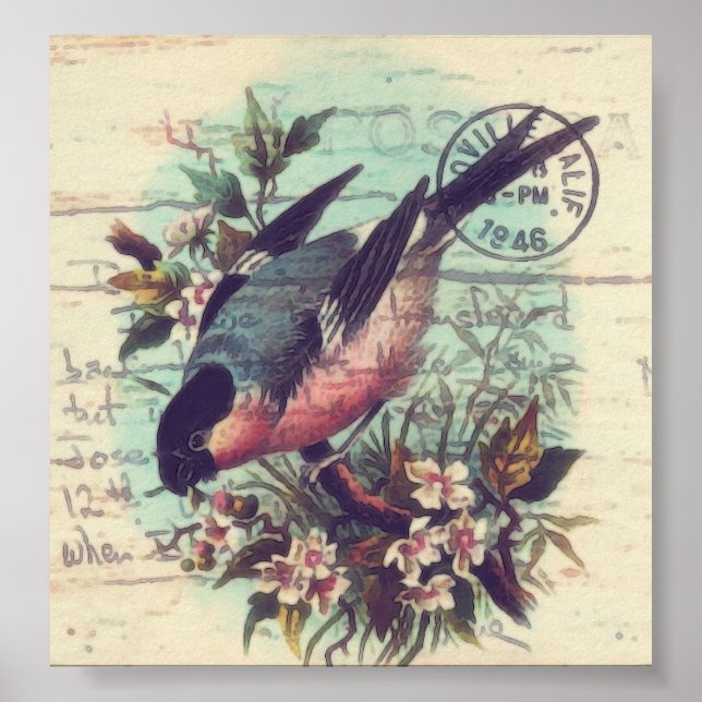 Bird Digital Art Poster (Framsidan)