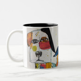 Bird Dog 11oz Mug Två-Tonad Mugg