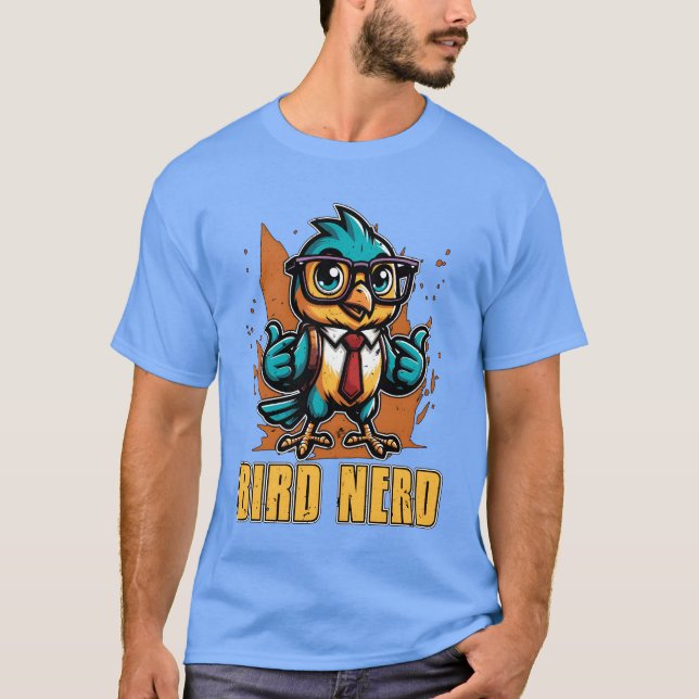 Bird Enthusiast Bird Nerd Fågelskådning Ornitholog T Shirt (Framsida)