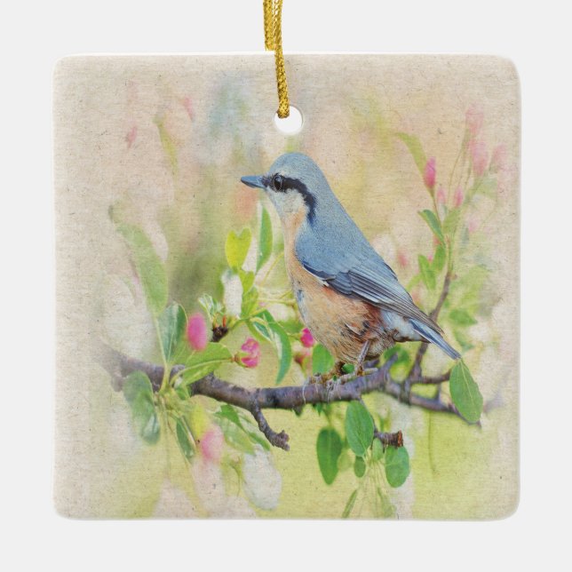 Bird Fanatic Julgransprydnad Keramik (Framsida)