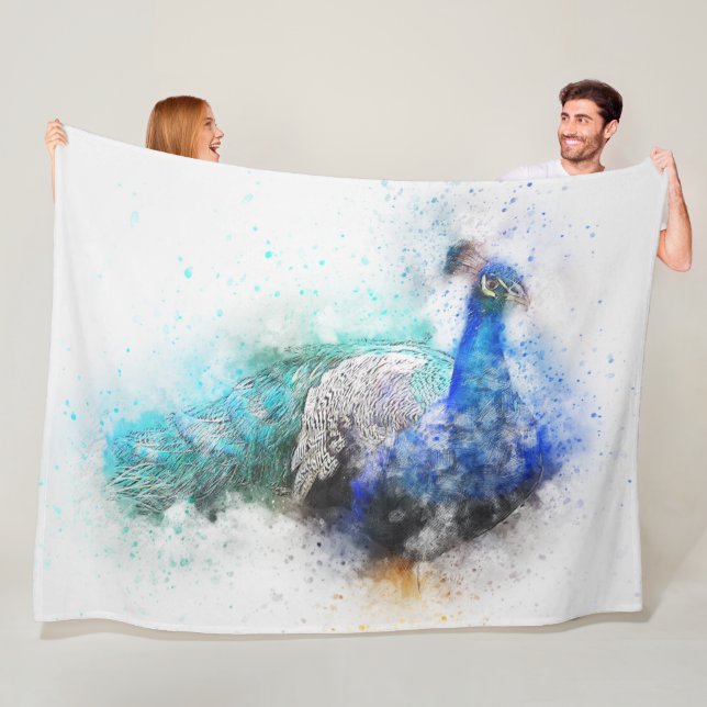 Bird Fleece Blanket (På plats)