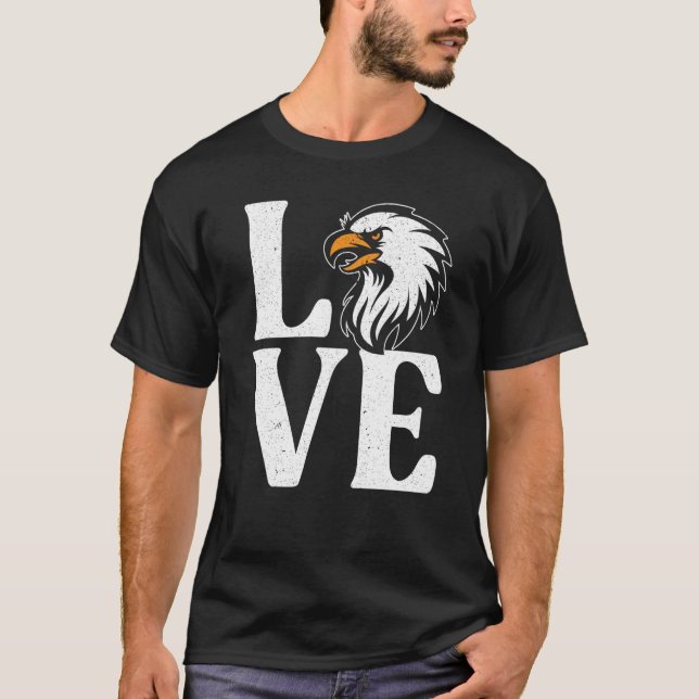 Bird Flying Animal Ornithology Eagle Whisperer T Shirt (Framsida)