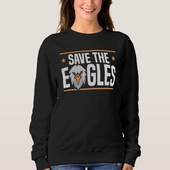 Bird Flying Animal Ornithology Save The Eagles  1 T Shirt (Framsida)