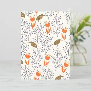 Bird Foliage Inbjudningar