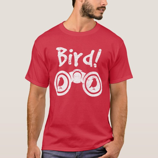Bird Funny Fågelskådning Coola Bird Watching Birdi T Shirt (Framsida)