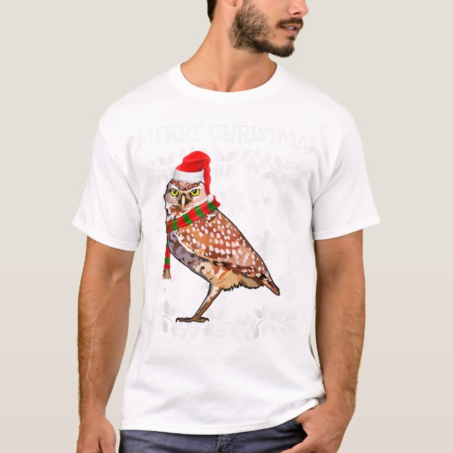 Bird God jul Ornament Burrowing T Shirt (Framsida)