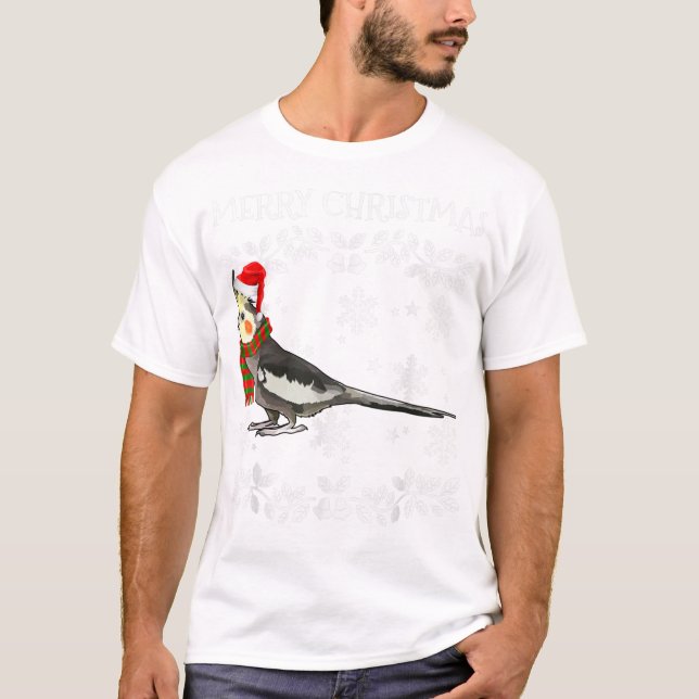 Bird God jul Ornament Cockatiel T Shirt (Framsida)