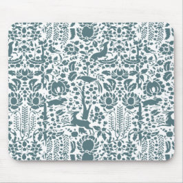 Bird, Hjort, träd folk mönster Musmatta