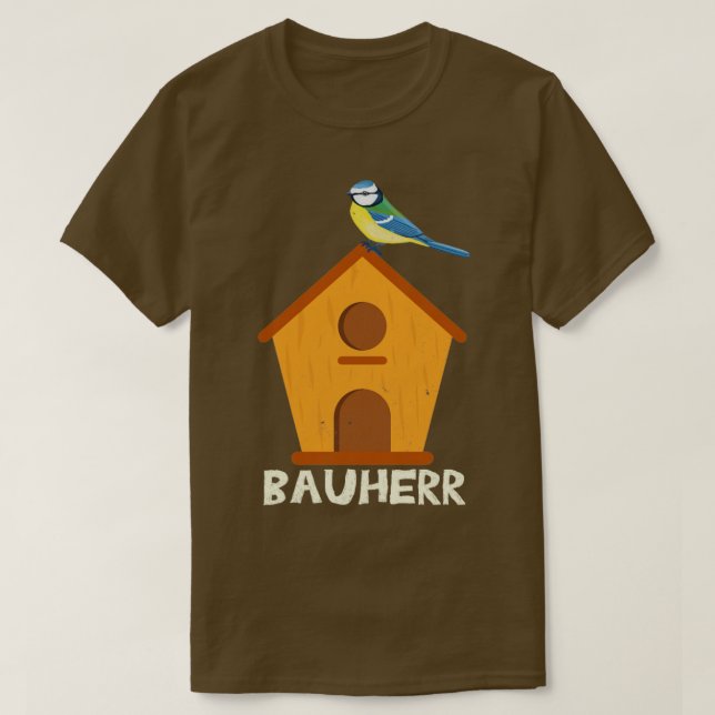 Bird House Builder T Shirt (Design framsida)