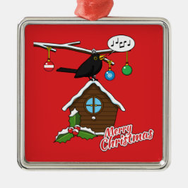 Bird House God jul Julgransprydnad Metall