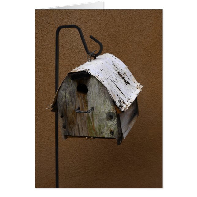Bird House Hälsningskort (Framsidan)