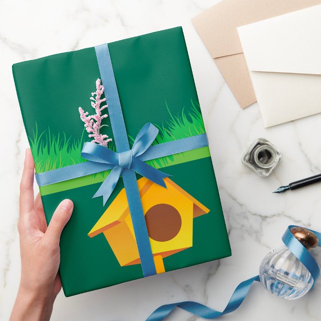 Bird House Presentpapper (Skapare uppladdad)