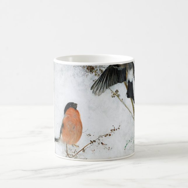 Bird i Snö, Bruno Liljefors Kaffemugg (Center)