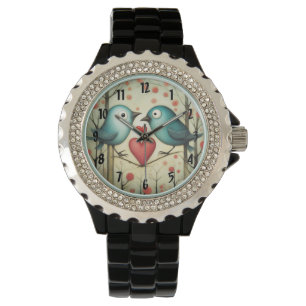 Bird Kärlek 3 Armbandsur
