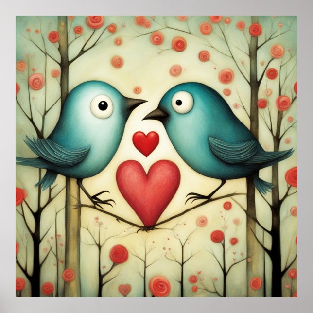 Bird Kärlek 3 Poster (Framsidan)
