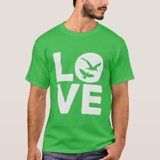 Bird Kärlek Falcon Birds Ornitholog Biologiretro T Shirt