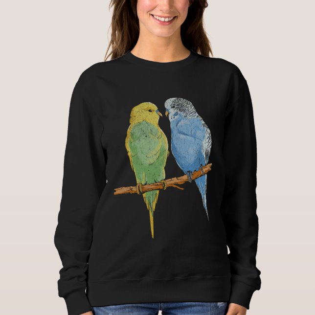 Bird Lover Parakeet Lovers sweet birding, cool ret T Shirt (Framsida)