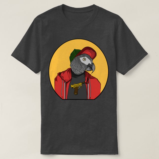 Bird Luger T Shirt (Design framsida)