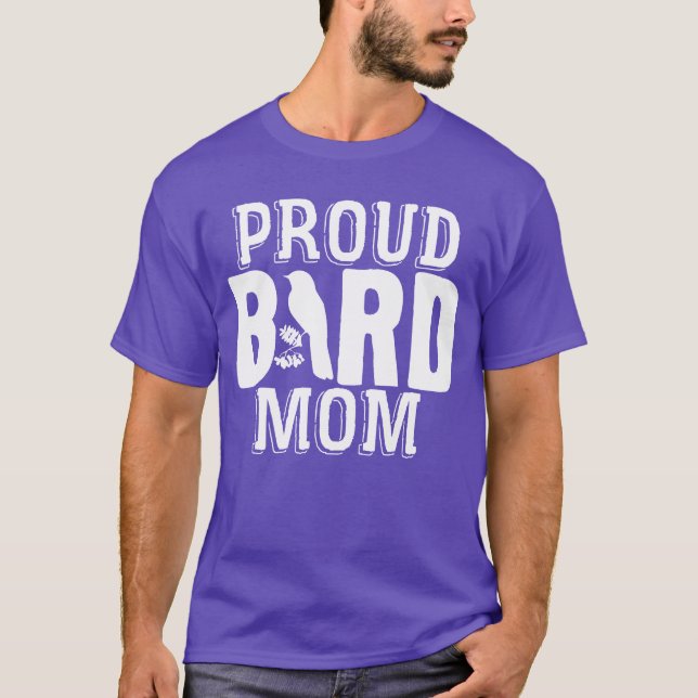 Bird Mamma Birds Kärlek Budgie Sparrow Heron Parro T Shirt (Framsida)