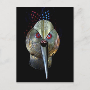 Bird Mask Vykort