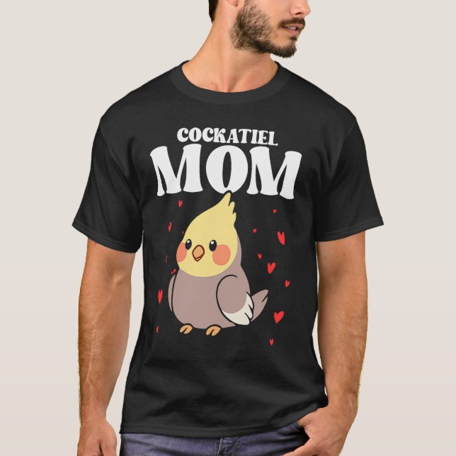 Bird Mom Cockatiels Birding Bird Watching Mother B T Shirt (Framsida)