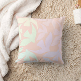 Bird Mönster Colorful Pastel Kids Room Pillow Kudde