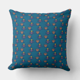 Bird & Mouse Throw Pillow Kudde