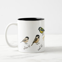 Bird Mug – Garden Birds Watercolour Coffee Cup Två-Tonad Mugg