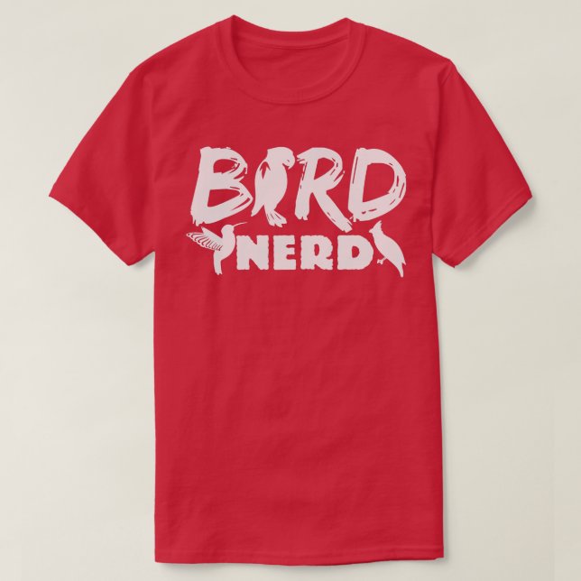 Bird Nerd Biolog Birds Zoology Ornithology Ornitho T Shirt (Design framsida)