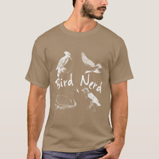 Bird Nerd Bird tittar på Ornitholog Bird Vinge gi T Shirt