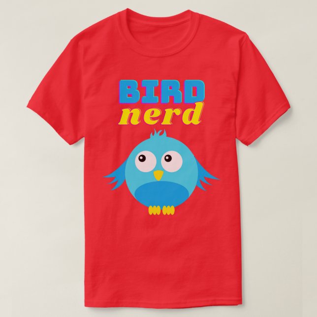Bird Nerd Birder Cute Funny Bird T Shirt (Design framsida)