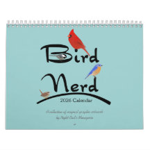Bird Nerd Calendar