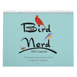 Bird Nerd Calendar Kalender