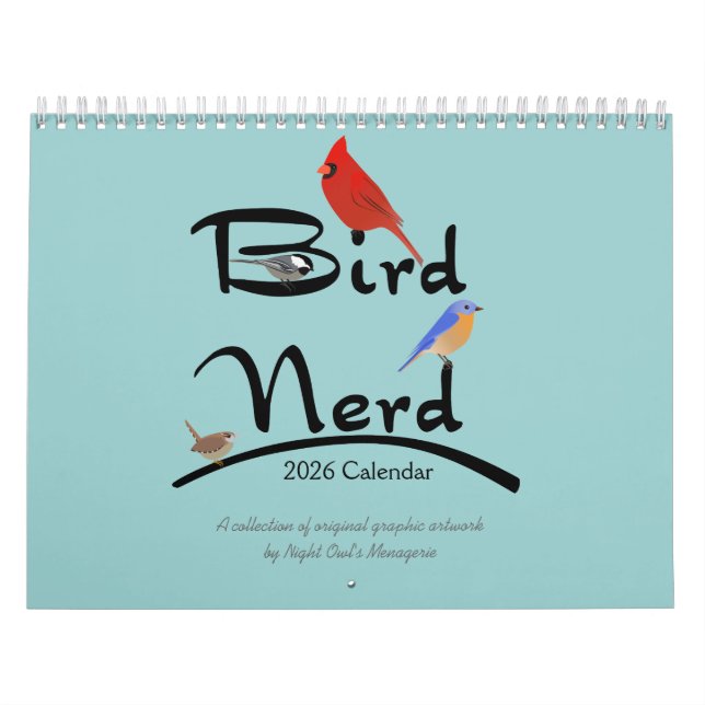 Bird Nerd Calendar Kalender (Omslag)