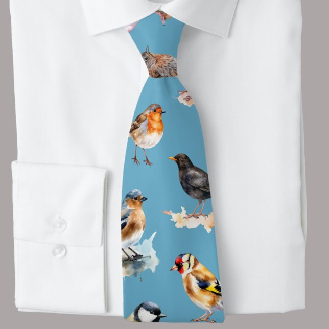 Bird Nerd, Fågelskådare, twitcher, birder Slips (Skapare uppladdad)