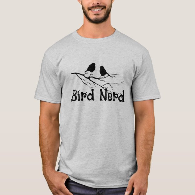 Bird Nerd Fun Bird Watcher Birding T Shirt (Framsida)