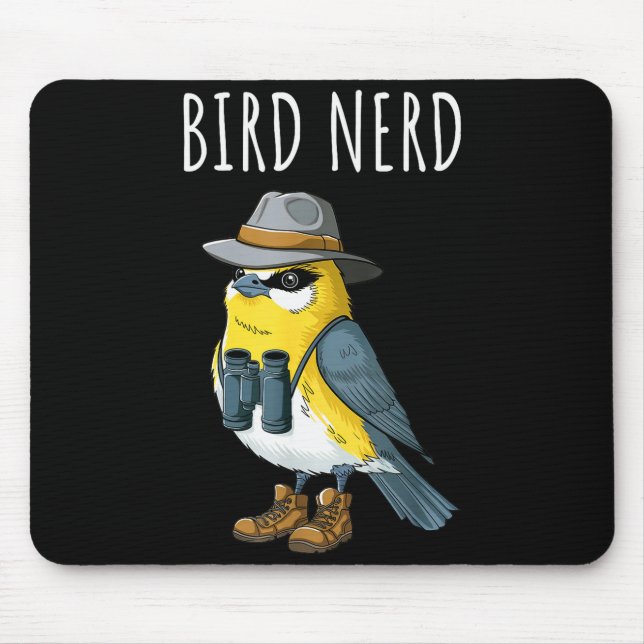 Bird Nerd Funny Bird Watching Birding Bird Lover W Musmatta (Framsidan)