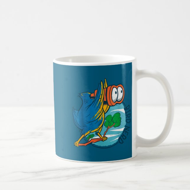 Bird Nerd Funny Bird Watching Birds Lover Ornithol Kaffemugg (Höger)