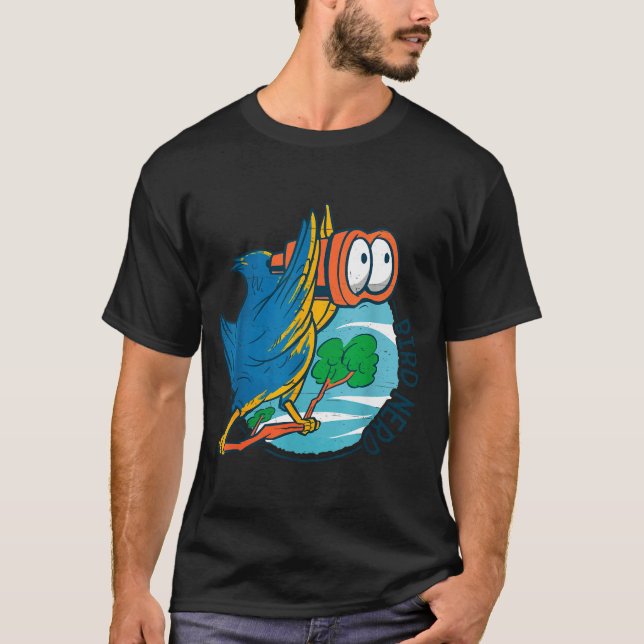 Bird Nerd Funny Bird Watching Birds Lover Ornithol T Shirt (Framsida)