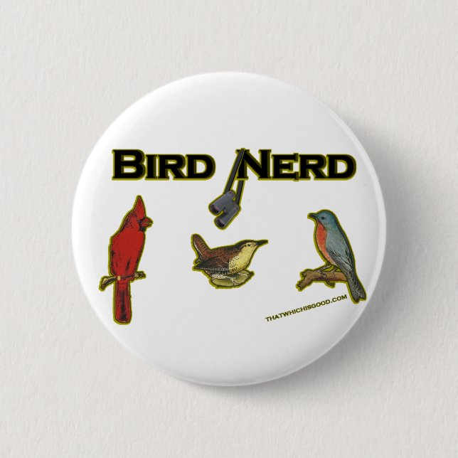 Bird Nerd Knapp (Framsida)