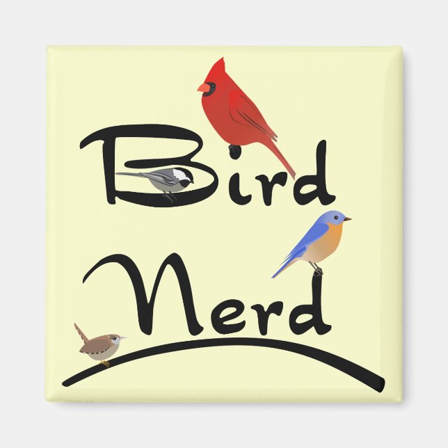 Bird Nerd Magnet (Framsidan)