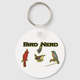 Bird Nerd Nyckelring