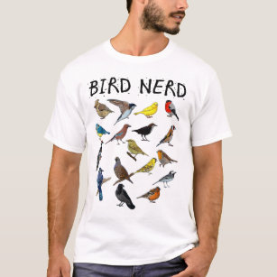 Bird Nerd Olika typer av Bird_ Cute Bird Gift T Shirt
