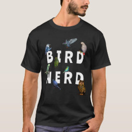 BIRD NERD, parroter, uggla, duvor, kookaburra T Shirt