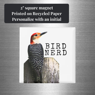 Bird Nerd Red-Belllied Woodpecker Magnet